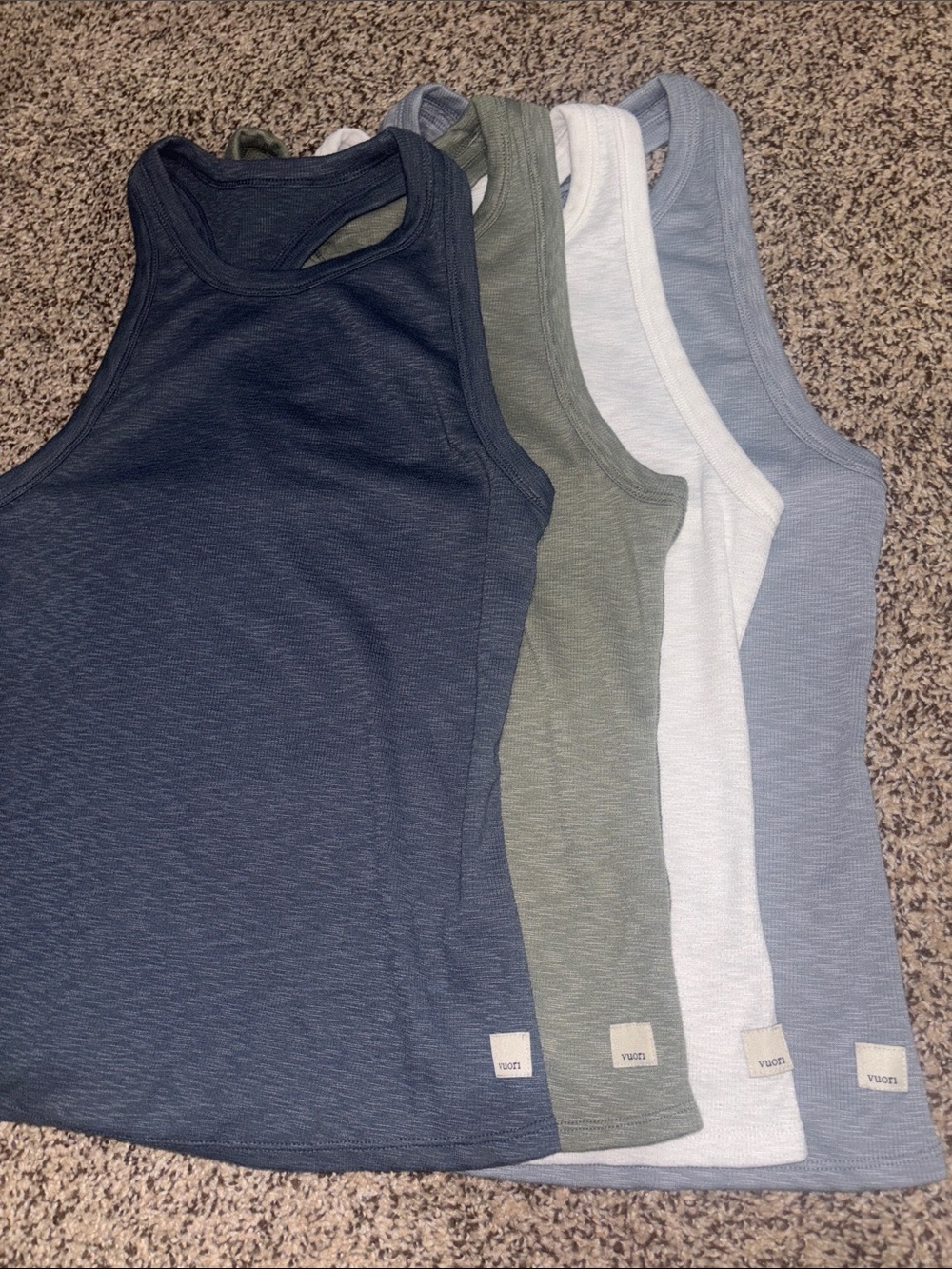 FOUR (4) VUORI Sunrise High Neck Tank - Picture 16 of 16
